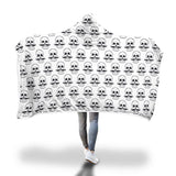 Invest In Living Artists™ Skull Hooded Blanket