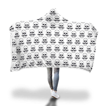 Invest In Living Artists™ Skull Hooded Blanket