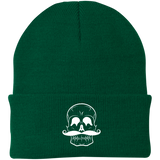 Invest In Living Artists™ Skull Knit Cap with White Embroidery