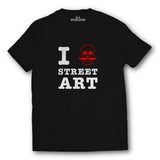 Invest In Living Artists™ I Skull Street Art - T-Shirt