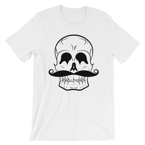 Invest In Living Artists™ Short-Sleeve Unisex Black Skull T-Shirt